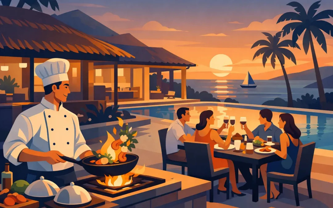 Aruba Villa Private Chef for Better Group Dinners