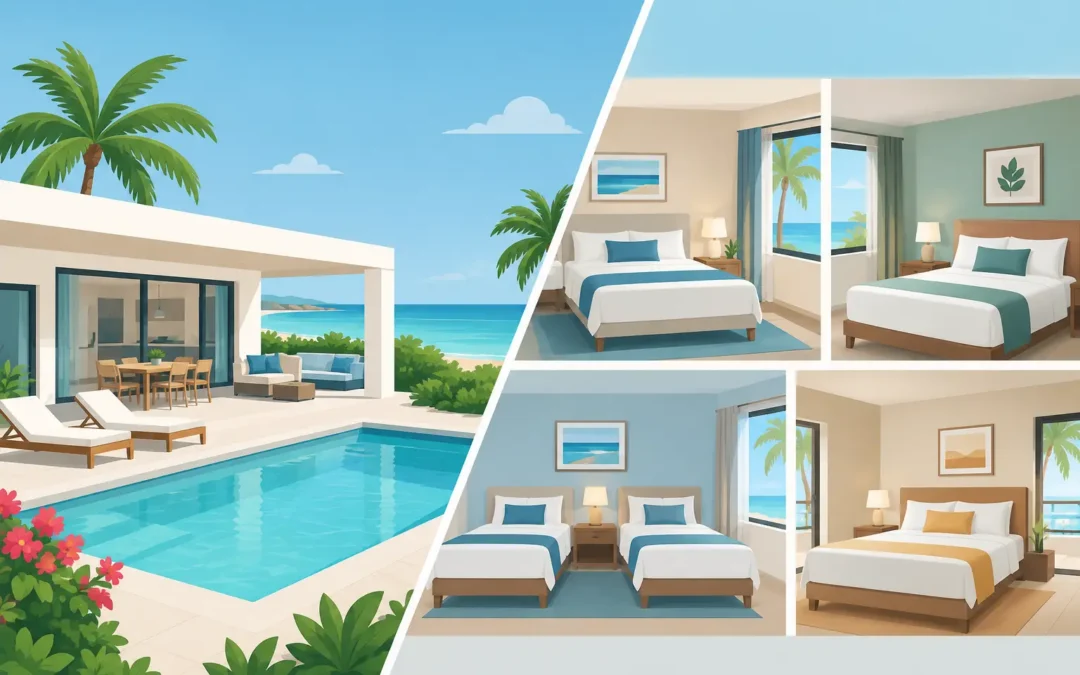Villa Rental Versus Multiple Rooms in Aruba